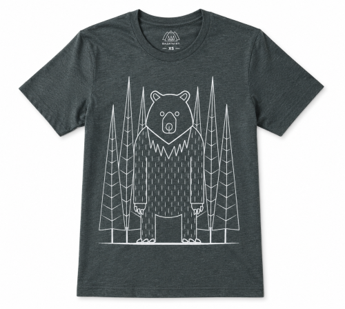 T-shirt Niedźwiedź zielony .png