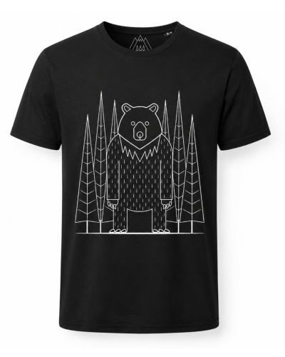 T-shirt Niedźwiedź czarny.png