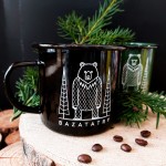 Kubek emaliowany Niedźwiedź 