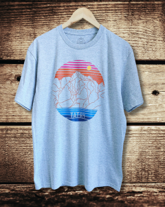 Koszulka Tatry unisex szara 