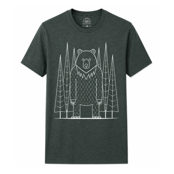 BazaTatry_Niedzwiedz_Tshirt_Zielony.png