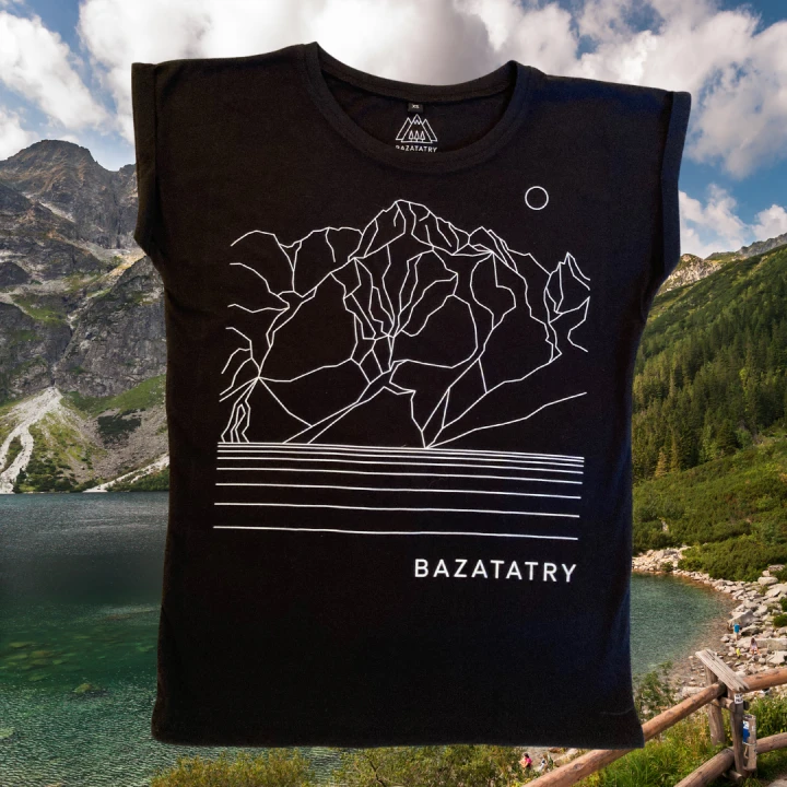 Koszulka damska Tatry czarna3.PNG